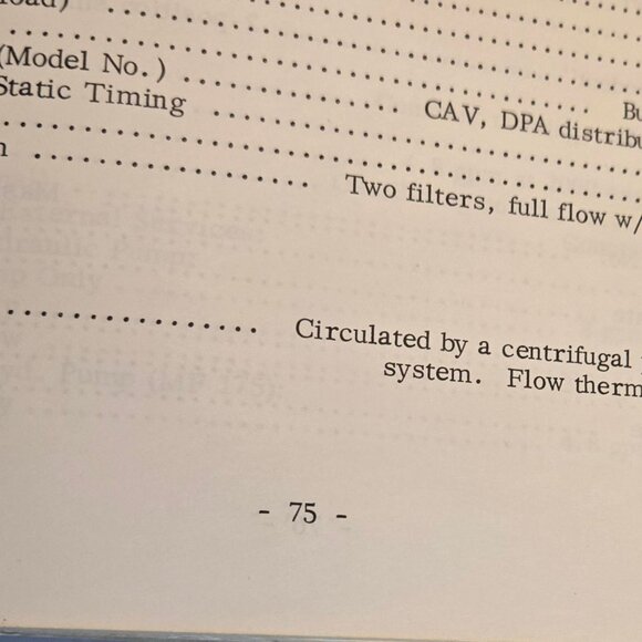 Vintage Massey Ferguson MF 175 Tractor Operators Manual Original 1974 MF175 Book - Picture 9 of 14